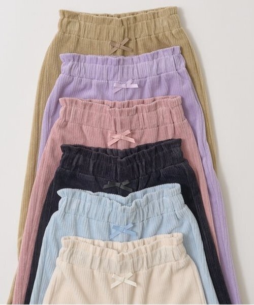 Lycee mine(リセマイン)の「やみつきになる履き心地ニットコールパンツ(その他パンツ・キッズ・ベージュ/ラベンダー/ブラック/ベビーピンク/アイボリー/サックスブルー・120cm/110cm/100cm/150cm/130cm/140cm)」の17枚目の写真