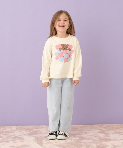 Lycee mine(リセマイン)の「やみつきになる履き心地ニットコールパンツ(その他パンツ・キッズ・ベージュ/ラベンダー/ブラック/ベビーピンク/アイボリー/サックスブルー・120cm/110cm/100cm/150cm/130cm/140cm)」の8枚目の写真