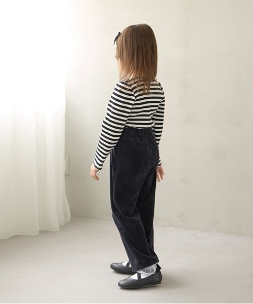 Lycee mine(リセマイン)の「やみつきになる履き心地ニットコールパンツ(その他パンツ・キッズ・ベージュ/ラベンダー/ブラック/ベビーピンク/アイボリー/サックスブルー・120cm/110cm/100cm/150cm/130cm/140cm)」の11枚目の写真