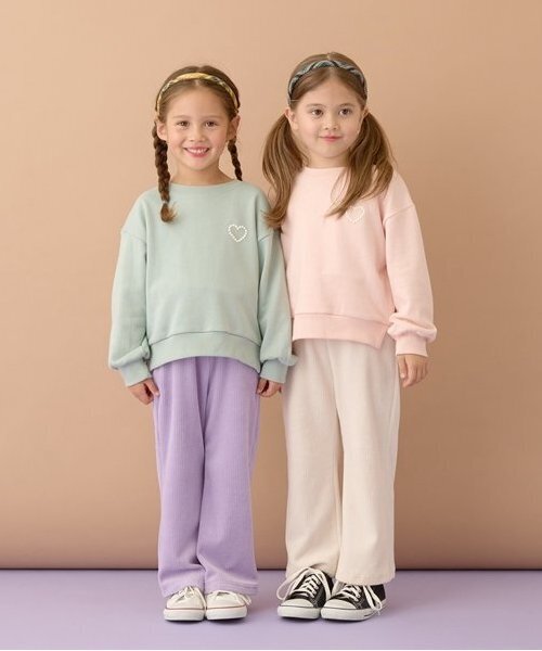 Lycee mine(リセマイン)の「やみつきになる履き心地ニットコールパンツ(その他パンツ・キッズ・ベージュ/ラベンダー/ブラック/ベビーピンク/アイボリー/サックスブルー・120cm/110cm/100cm/150cm/130cm/140cm)」の12枚目の写真