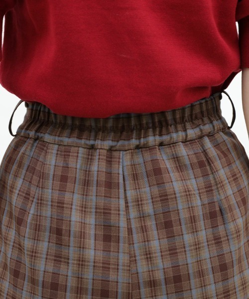 F i.n.t(フィント)の「チェックバミューダパンツ/fint(その他パンツ・レディース・ネイビー/ブラウン・FREE)」の18枚目の写真