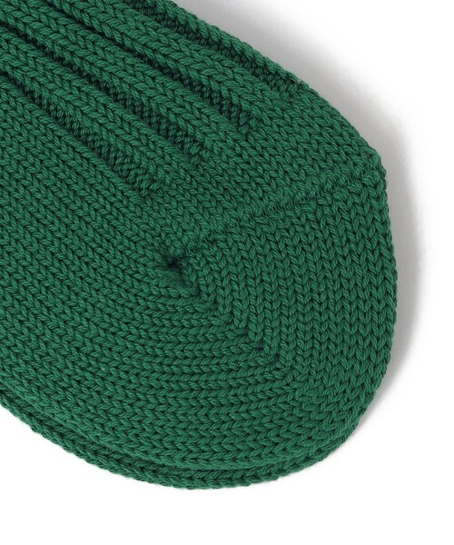 SHIPS any（シップス エニィ）の「OBSCURE SOCKS: MAGNOLIA ライン リブ ソックス（ソックス/靴下・レディース・ホワイト/ブラウン/グリーン・ONE SIZE）」の6枚目の写真