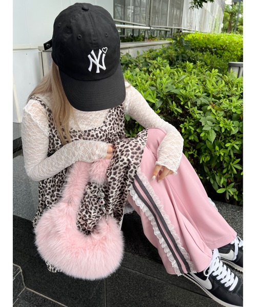 WC（ダブル シー）の「フェイクファーバッグ（ショルダーバッグ・レディース・ブラック/ピンク/イエロー・FREE）」の14枚目の写真