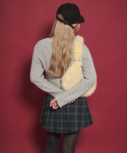 WC（ダブル シー）の「フェイクファーバッグ（ショルダーバッグ・レディース・ブラック/ピンク/イエロー・FREE）」の21枚目の写真