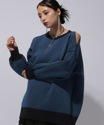 HARE | リバーシブルスリットビッグニットプルオーバー(HARE)(ニット/セーター)