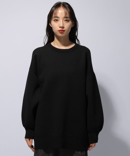 HARE（ハレ）の「リバーシブルスリットビッグニットプルオーバー(HARE)（ニット/セーター・レディース・ブラック/レッド・FREE）」の20枚目の写真