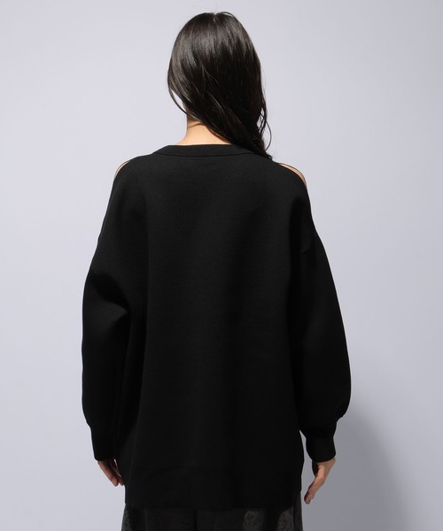 HARE（ハレ）の「リバーシブルスリットビッグニットプルオーバー(HARE)（ニット/セーター・レディース・ブラック/レッド・FREE）」の22枚目の写真