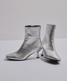 NICAL | 【本革】【NICAL】スクエアトゥヒールショートブーツ/544412(ブーツ)