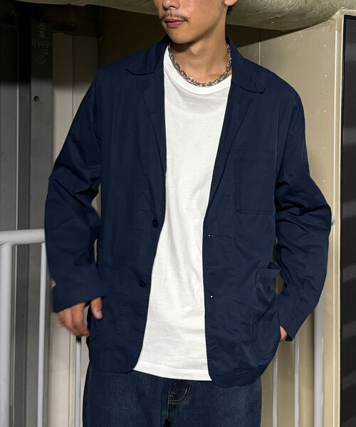 CIAOPANIC(チャオパニック)の「カジュアルテーラードジャケット(テーラードジャケット・レディース・ネイビー/ブラック・MEDIUM/LARGE)」の9枚目の写真