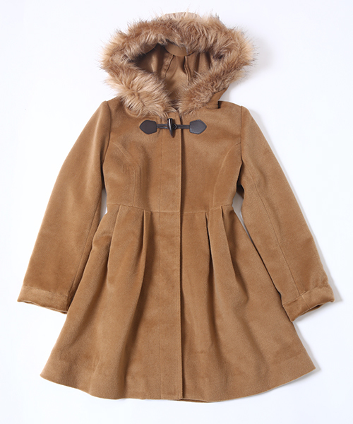 one after another NICE CLAUP（ワンアフターアナザーナイスクラップ）の「【ナイスクラップ】レディダッフルコート（ダッフルコート・レディース・キャメル/チャコールグレー/アイボリー・MEDIUM/LARGE）」の7枚目の写真