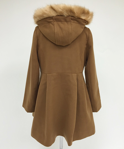 one after another NICE CLAUP（ワンアフターアナザーナイスクラップ）の「【ナイスクラップ】レディダッフルコート（ダッフルコート・レディース・キャメル/チャコールグレー/アイボリー・MEDIUM/LARGE）」の9枚目の写真