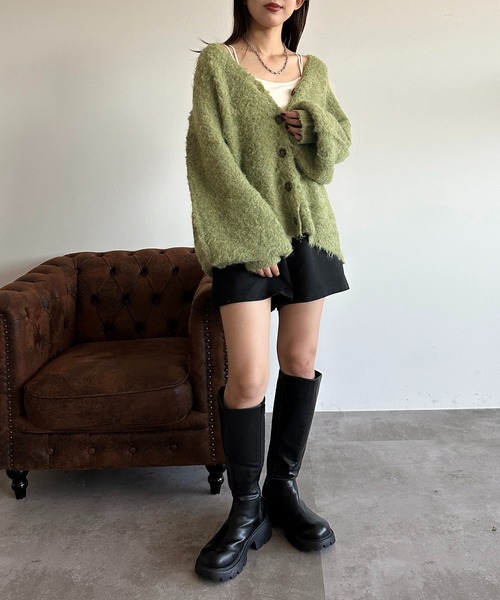 カラフル袖ボリュームカーディガン【ZOZOTOWN限定アイテム