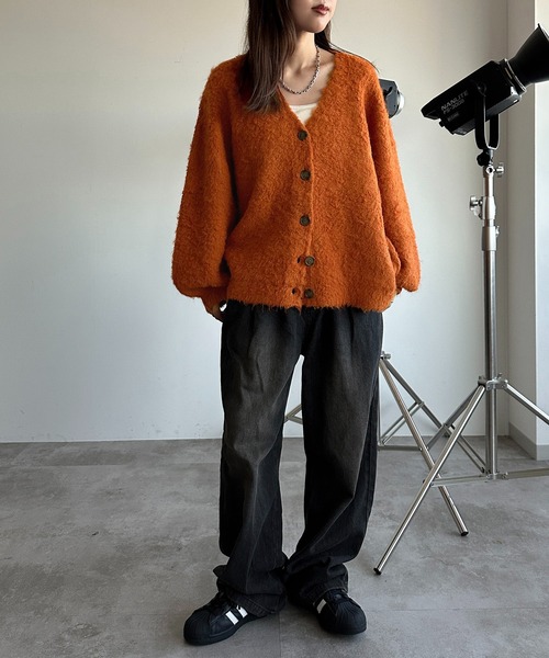 カラフル袖ボリュームカーディガン【ZOZOTOWN限定アイテム