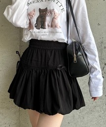 ANN DEMEULEMEESTER ブラック バルーンスカート 36 ANN DEMEULEMEESTER ブラック バルーンスカート 36 ANN