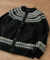 ITEMS URBANRESEARCH | マシンウォッシャブル求心柄ネップニットカーディガン(カーディガン/ボレロ)