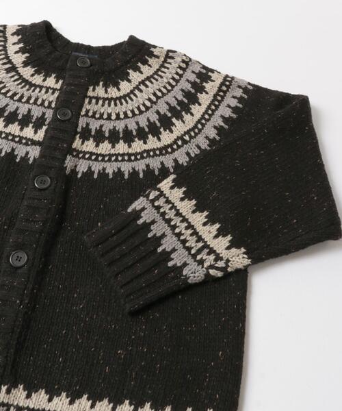 ITEMS URBANRESEARCH(アイテムズ アーバンリサーチ)の「マシンウォッシャブル求心柄ネップニットカーディガン(ニット/セーター・メンズ・アイボリー/ブラック・MEDIUM/LARGE)」の19枚目の写真