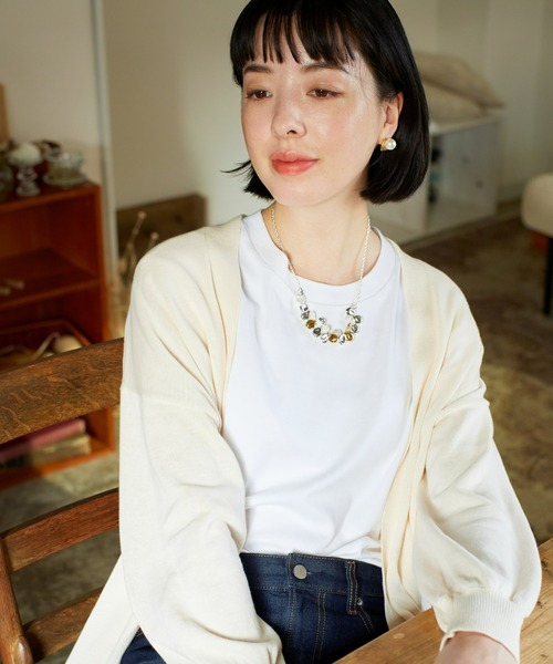 Nothing And Others(ナッシングアンドアザーズ)の「「Nothing And Others/ナッシングアンドアザーズ」Bigpearl Simple Pierce(ピアス(両耳用)・レディース・ゴールド・FREE)」の3枚目の写真