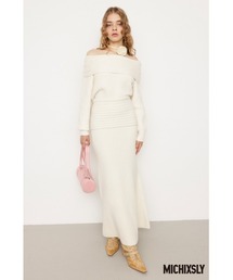 MICHIXSLY OFF SHOULDER 2P ミチスライ オフ ショルダー ツーピー