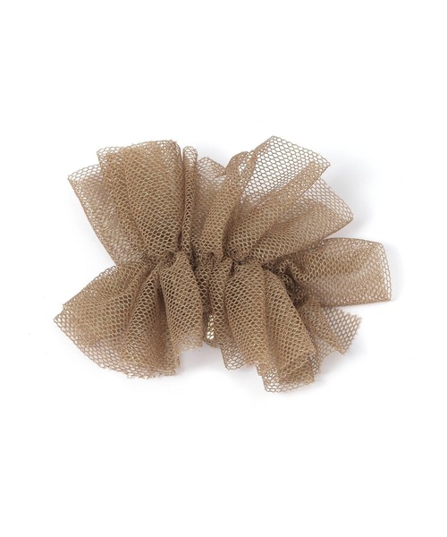 niko and...（ニコアンド）の「チュールヘアカフ（バレッタ/ヘアクリップ・レディース・ブラック/ブラウン/ベージュ・0）」の3枚目の写真