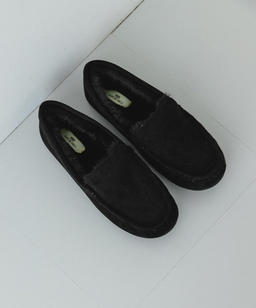 RODE SKO(ロデスコ)の「撥水フラッフィスリッポン(スリッポン・レディース・モカ/ブラック/オフホワイト・36/37/38)」の2枚目の写真