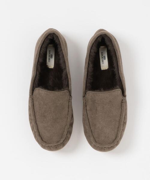 RODE SKO(ロデスコ)の「撥水フラッフィスリッポン(スリッポン・レディース・モカ/ブラック/オフホワイト・36/37/38)」の17枚目の写真