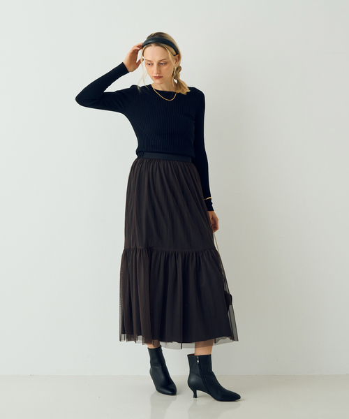 【一部店舗限定】ポインテッドトゥ ショートブーツ(6cm)（ブーツ）｜EMMA ROUGE VIF（エマルージュヴィフ）