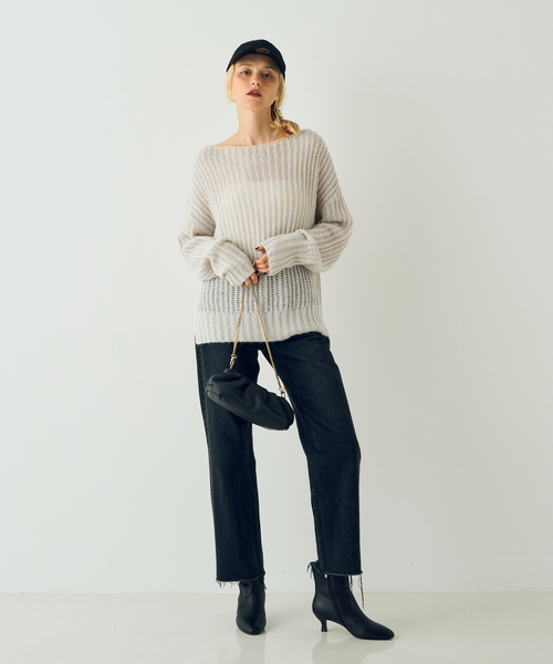 【一部店舗限定】ポインテッドトゥ ショートブーツ(6cm)（ブーツ）｜EMMA ROUGE VIF（エマルージュヴィフ）