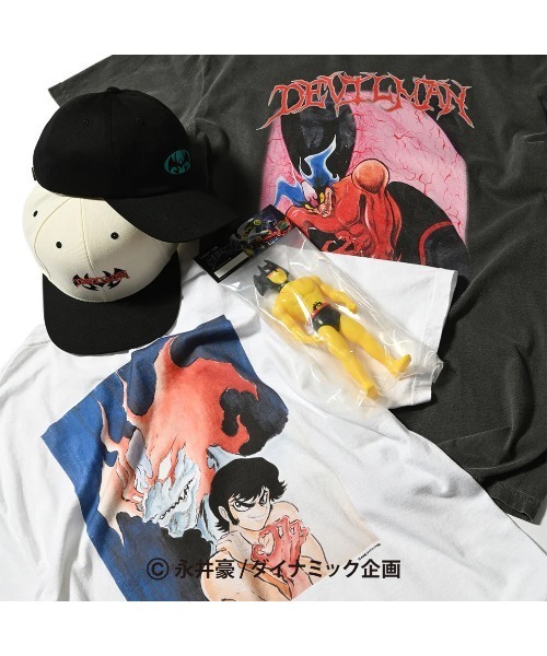 HOMEGAME(ホームゲーム)の「【HOMEGAME】ホームゲーム ×【デビルマン】- アイコンロゴティーシャツ【ICON LOGO TEE HG240107】(Tシャツ/カットソー・メンズ・ホワイト・MEDIUM/LARGE/X-LARGE)」の8枚目の写真