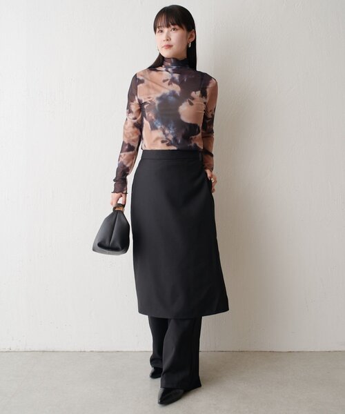 【セール】スカートレイヤードパンツ（その他パンツ）｜Lui's（ルイス）