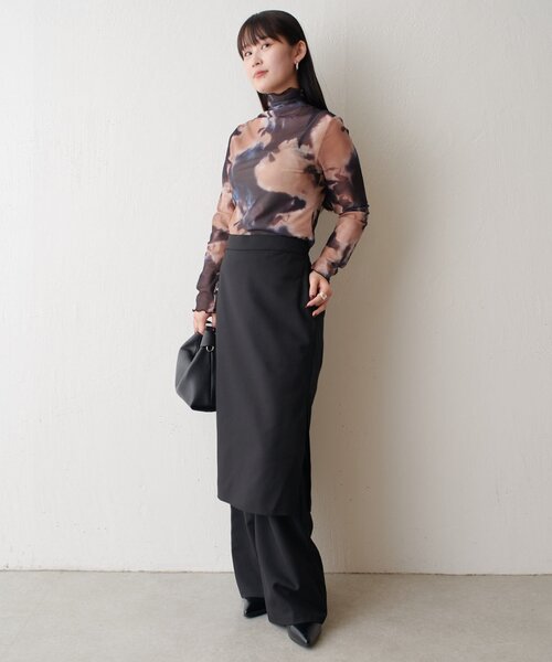 【セール】スカートレイヤードパンツ（その他パンツ）｜Lui's（ルイス）