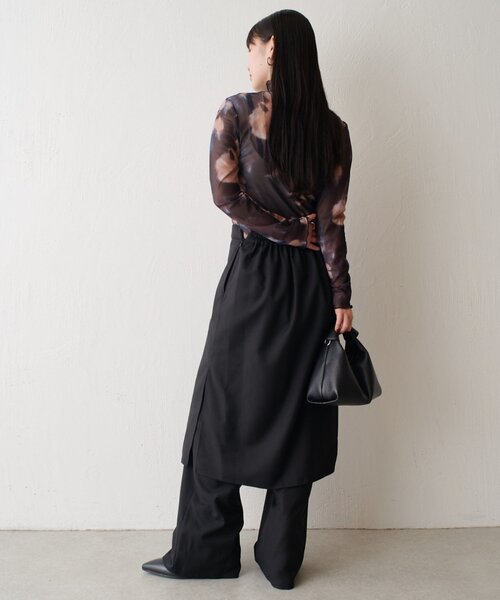 【セール】スカートレイヤードパンツ（その他パンツ）｜Lui's（ルイス）