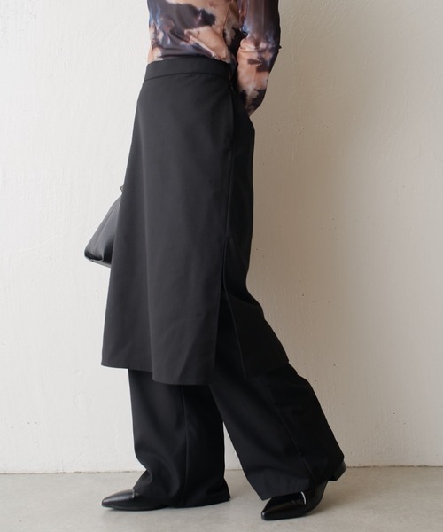 【セール】スカートレイヤードパンツ（その他パンツ）｜Lui's（ルイス）