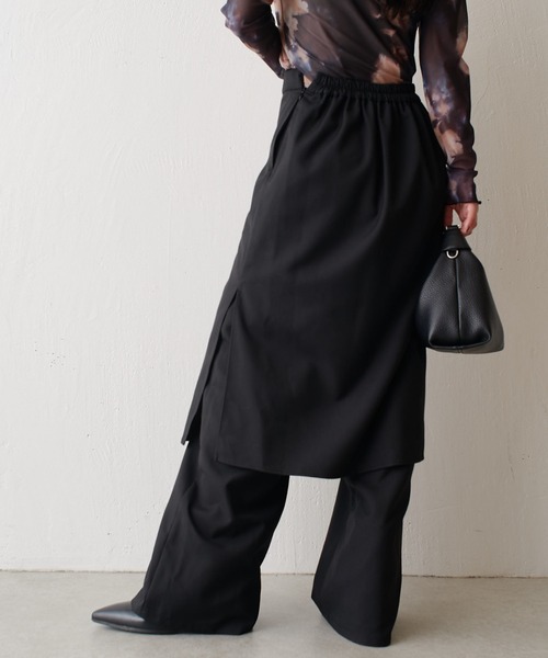 【セール】スカートレイヤードパンツ（その他パンツ）｜Lui's（ルイス）
