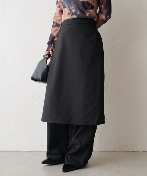 【セール】スカートレイヤードパンツ（その他パンツ）｜Lui's（ルイス）