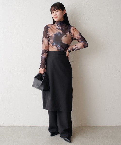 【セール】スカートレイヤードパンツ（その他パンツ）｜Lui's（ルイス）