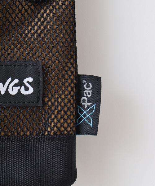 WILD THINGS（ワイルドシングス）の「WILD THINGS ワイルドシングス サコッシュ X-PAC採用（ショルダーバッグ・メンズ・ブラック/オリーブ/マルチ/ベージュ/ブラック系その他・FREE）」の14枚目の写真