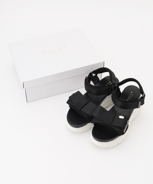 TOCCA(トッカ)の「RIBBON KNOT SPORTS SANDALS サンダル(サンダル・レディース・ベージュ系/ブラック系・LARGE/MEDIUM/SMALL)」の10枚目の写真
