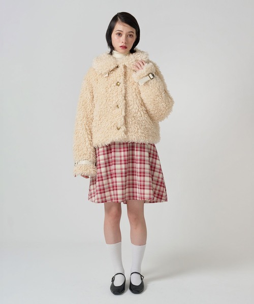 フェイクファー コート TINA：JOJUNティーナジョジュンtinajojun TINA：JOJUN（ティーナジョジュン）の「フェイクファー コート TINA