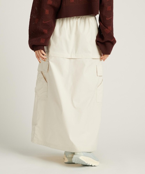 NIKE（ナイキ）の「ナイキ スポーツウェア エッセンシャル ウィメンズ ミッドライズ ウーブン カーゴ ミディ スカート / Nike Sportswear Essential Women's Mid-Rise Woven Cargo Midi Skirt FV7504-104 Light Orewood Brown（スカート・レディース・ブラウン系その他・S/M/L/XL/XS）」の22枚目の写真