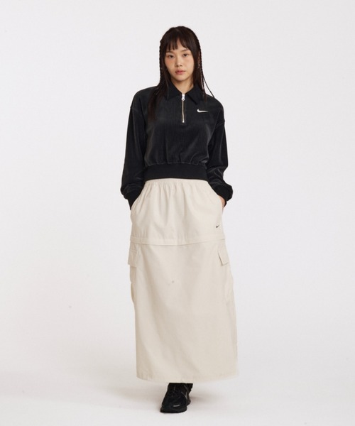 NIKE（ナイキ）の「ナイキ スポーツウェア エッセンシャル ウィメンズ ミッドライズ ウーブン カーゴ ミディ スカート / Nike Sportswear Essential Women's Mid-Rise Woven Cargo Midi Skirt FV7504-104 Light Orewood Brown（スカート・レディース・ブラウン系その他・S/M/L/XL/XS）」の17枚目の写真