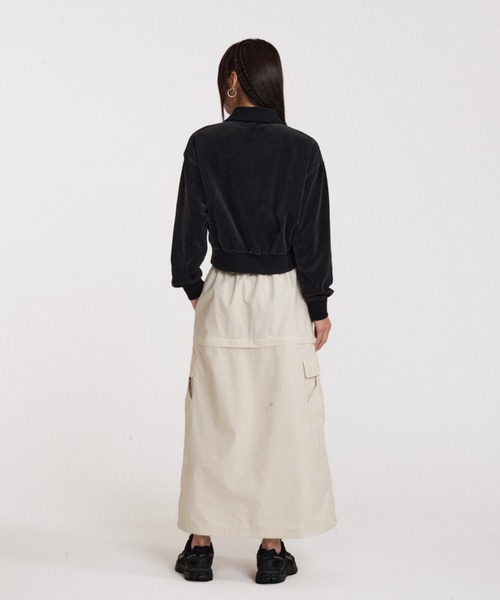 NIKE（ナイキ）の「ナイキ スポーツウェア エッセンシャル ウィメンズ ミッドライズ ウーブン カーゴ ミディ スカート / Nike Sportswear Essential Women's Mid-Rise Woven Cargo Midi Skirt FV7504-104 Light Orewood Brown（スカート・レディース・ブラウン系その他・S/M/L/XL/XS）」の19枚目の写真