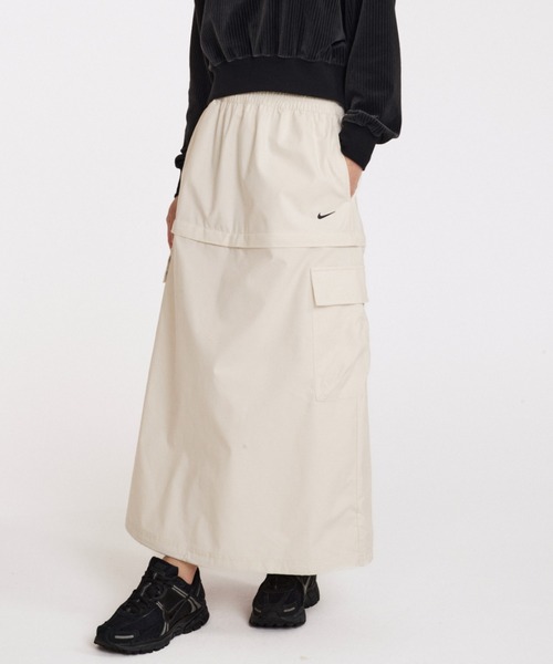NIKE（ナイキ）の「ナイキ スポーツウェア エッセンシャル ウィメンズ ミッドライズ ウーブン カーゴ ミディ スカート / Nike Sportswear Essential Women's Mid-Rise Woven Cargo Midi Skirt FV7504-104 Light Orewood Brown（スカート・レディース・ブラウン系その他・S/M/L/XL/XS）」の15枚目の写真