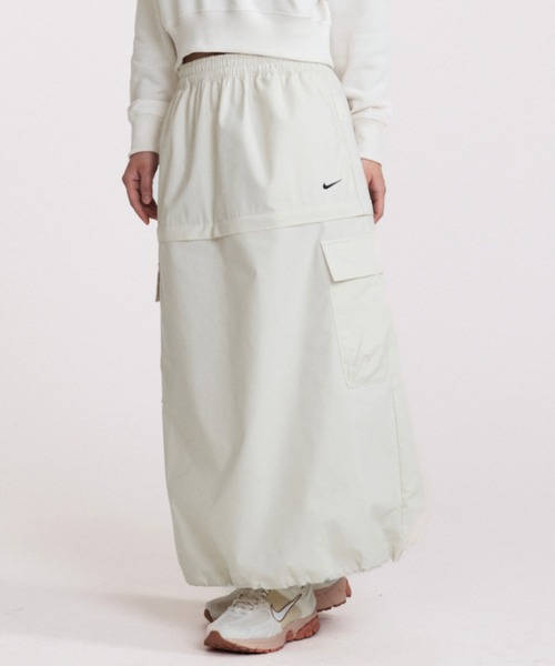 NIKE（ナイキ）の「ナイキ スポーツウェア エッセンシャル ウィメンズ ミッドライズ ウーブン カーゴ ミディ スカート / Nike Sportswear Essential Women's Mid-Rise Woven Cargo Midi Skirt FV7504-104 Light Orewood Brown（スカート・レディース・ブラウン系その他・S/M/L/XL/XS）」の10枚目の写真