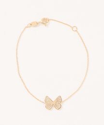 con affetto K18 インフィニティブレスレット イエローゴールド