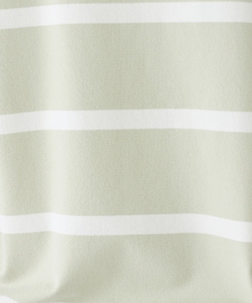 I.T.'S international（イッツインターナショナル）の「ボーダーニットプルオーバー（ニット/セーター・レディース・ネイビー/ミント/グレイッシュブルー・フリー）」の20枚目の写真