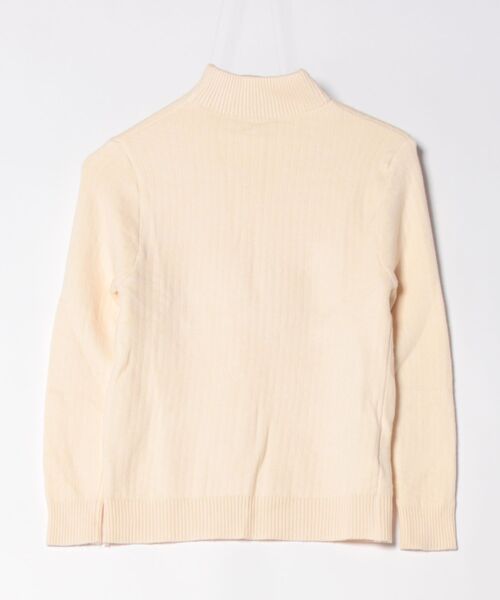 frunco(フランコ)の「裏起毛リブハイネックトップス(Tシャツ/カットソー・レディース・グレー/ホワイト/アイボリー/ブラック・FREE)」の8枚目の写真