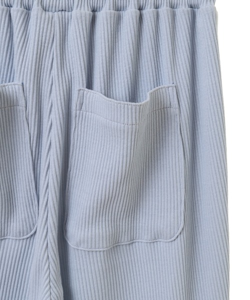 Candy Stripper（キャンディストリッパー）の「LACY PATCH WORK FLARE パンツ（その他パンツ・レディース・アイボリー/ライトブルー/ブラック・FREE）」の15枚目の写真