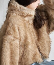 VENCEEXCHANGE | フェイクファーショート丈ダブルジップブルゾン(ブルゾン)