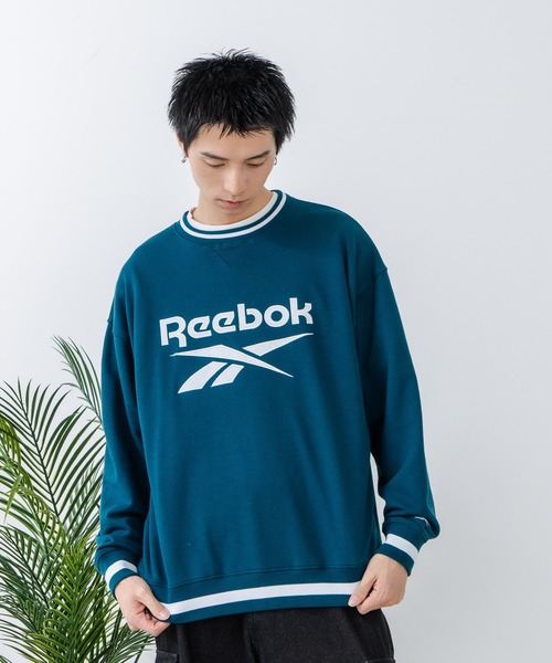 Reebok(リーボック)の「【Reebok/リーボック】裏毛 ロゴワッペン リブライン クルースウェット(スウェット・メンズ・ネイビー/アイボリー/ダークブルー・X-LARGE/LARGE/MEDIUM)」の15枚目の写真
