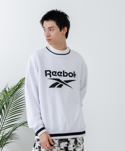 Reebok(リーボック)の「【Reebok/リーボック】裏毛 ロゴワッペン リブライン クルースウェット(スウェット・メンズ・ネイビー/アイボリー/ダークブルー・X-LARGE/LARGE/MEDIUM)」の7枚目の写真